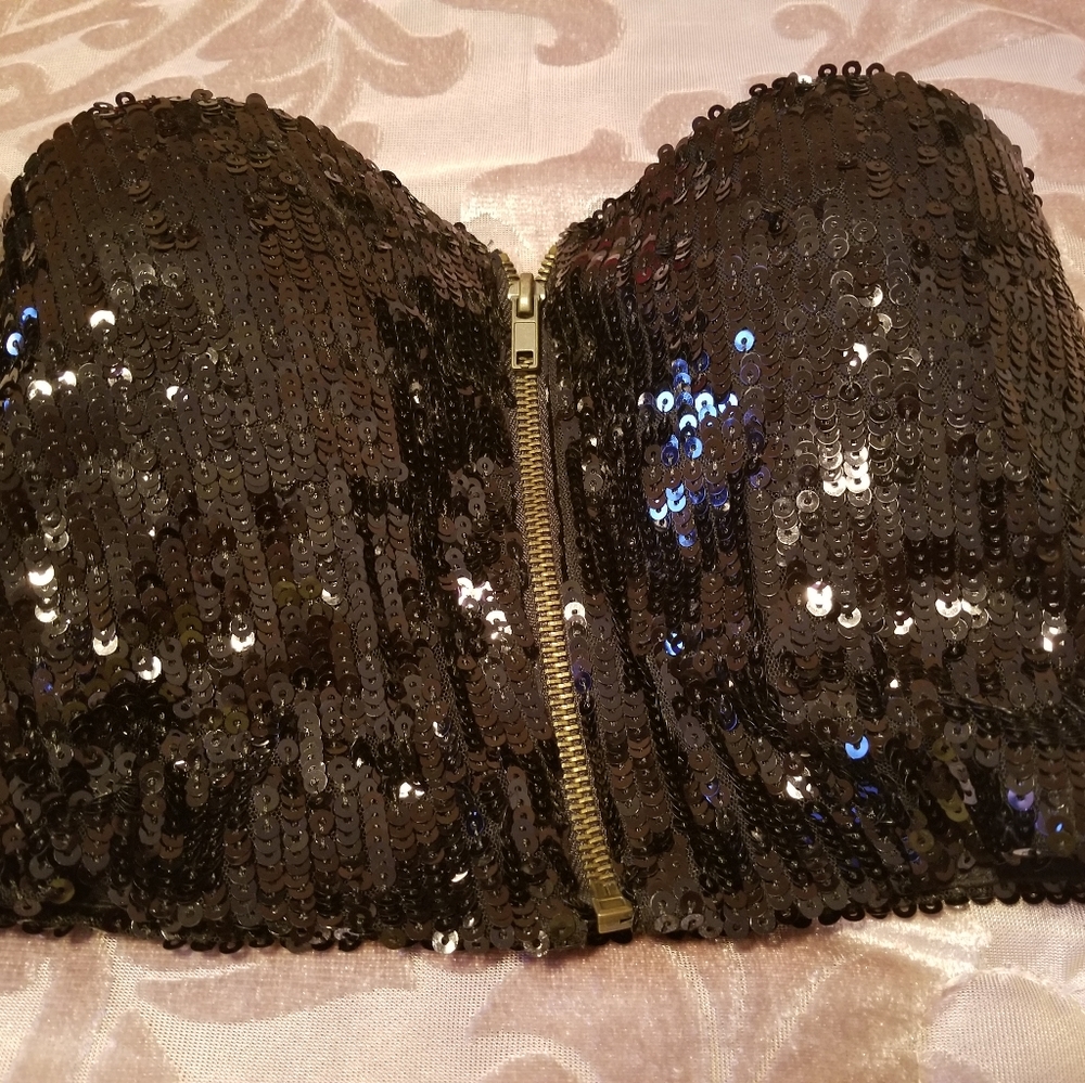 Sequin croptop